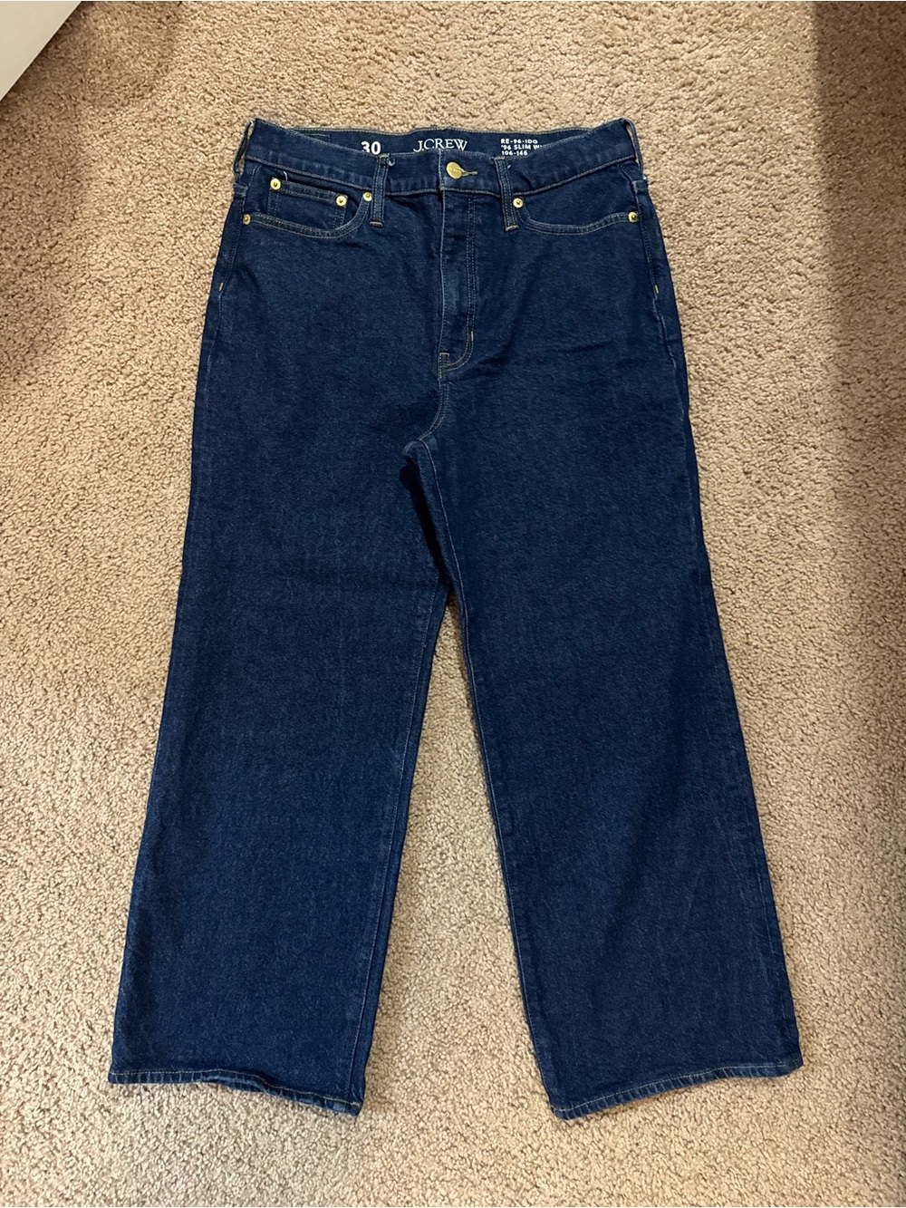 J. Crew Indigo Straight-Leg Men’s Jeans